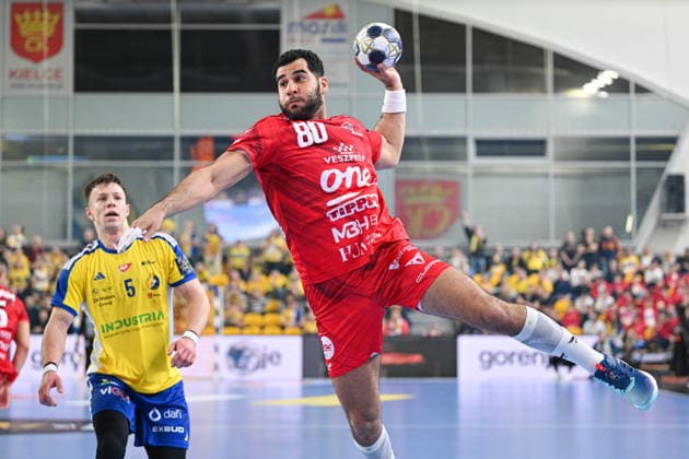 KIELCE 19.02.2026 MECZ 11. KOLEJKA LIGA MISTRZOW PILKA RECZNA MEZCZYZN SEZON 2025 2026 INDUSTRIA KIELCE - ONE VESZPREM HC --- MENS HALDBALL EHF CHAMPIONS LEAGUE SEASON 2025 2026 MATCH: INDUSTRIA KIELCE - ONE VESZPREM HC AHMED ADEL MESILHY FOT. MICHAL TRZPIS 400MM.PL NEWSPIX.PL --- newspix.pl 