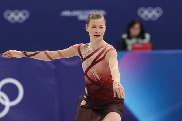 Winter Olympics - Lorine Schild At Women Single Skating Free Skating Lorine Schild of Team France competes in Women s Single Figure skating, Eiskunstlauf Free Skating on day thirteen of the Milano Cortina 2026 Winter Olympic Games, Olympische Spiele, Olympia, OS at Milano Ice Skating Arena on February 19, 2026 in Milan, Italy. Photo by Alexis Jumeau ABACAPRESS.COM Milan Italy  Copyright: xJumeauxAlexis ABACAx