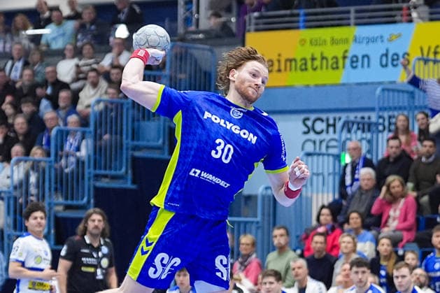19.02.2026, xydrx, Handball, 1.HBL, VfL Gummersbach - ThSV Eisenach, Schwalbe-Arena: Tom Kiesler (VfL Gummersbach 30) Photo: xYannisxDreimannxPressefotoKochx Nordrhein-Westfahlen Deutschland