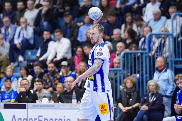 19.02.2026, xydrx, Handball, 1.HBL, VfL Gummersbach - ThSV Eisenach, Schwalbe-Arena: Dominik Solak (ThSV Eisenach 30) Photo: xYannisxDreimannxPressefotoKochx Nordrhein-Westfahlen Deutschland