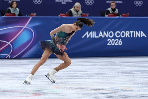 Lara Naki Gutmann (ITA) during the Olympic Winter games, Winterspiele,Spiele, Summer games Milano-Cortina 2026, Figure skating, Eiskunstlauf Women Single Skating on February 19, 2026 at Milano Ice Skating Arena in Milan  Copyright: xFabrizioxCarabelli IPAxSportx xipa-agency.netx xx IPA_71742735 IPA_Agency_IPA71742735