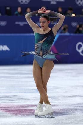 Lara Naki Gutmann (ITA) during the Olympic Winter games, Winterspiele,Spiele, Summer games Milano-Cortina 2026, Figure skating, Eiskunstlauf Women Single Skating on February 19, 2026 at Milano Ice Skating Arena in Milan  Copyright: xFabrizioxCarabelli IPAxSportx xipa-agency.netx xx IPA_71742956 IPA_Agency_IPA71742956