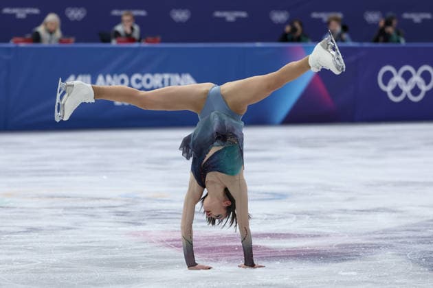 Lara Naki Gutmann (ITA) during the Olympic Winter games, Winterspiele,Spiele, Summer games Milano-Cortina 2026, Figure skating, Eiskunstlauf Women Single Skating on February 19, 2026 at Milano Ice Skating Arena in Milan  Copyright: xFabrizioxCarabelli IPAxSportx xipa-agency.netx xx IPA_71742961 IPA_Agency_IPA71742961