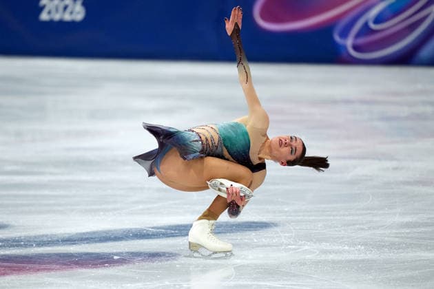 Lara Naki Gutmann during the Women™s Figure skating, Eiskunstlauf at the 2026 Winter Olympics, Milan, Italy, Thursday , Feb. 19, 2026. (Gian Mattia D Alberto LaPresse)  Copyright: xGianxMattiaxD Alberto LaPressex