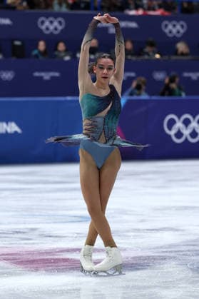 Lara Naki Gutmann (ITA) during the Olympic Winter games, Winterspiele,Spiele, Summer games Milano-Cortina 2026, Figure skating, Eiskunstlauf Women Single Skating on February 19, 2026 at Milano Ice Skating Arena in Milan  Copyright: xFabrizioxCarabelli IPAxSportx xipa-agency.netx xx IPA_71742960 IPA_Agency_IPA71742960