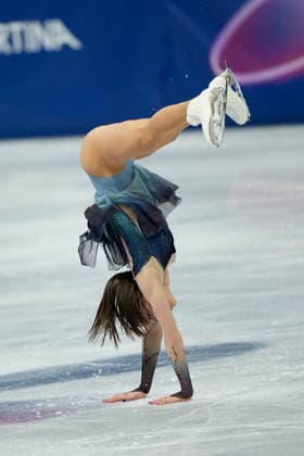 Lara Naki Gutmann during the Women™s Figure skating, Eiskunstlauf at the 2026 Winter Olympics, Milan, Italy, Thursday , Feb. 19, 2026. (Gian Mattia D Alberto LaPresse)  Copyright: xGianxMattiaxD Alberto LaPressex