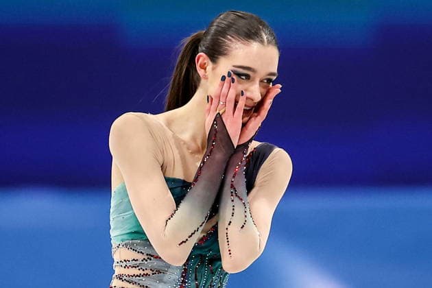 ITALY, MILAN - FEBRUARY 19, 2026: Lara Naki Gutmann of Italy performs her routine in the women s singles free skating programme at the 2026 Winter Olympic Games, Olympische Spiele, Olympia, OS at Milano Ice Skating Arena. Peter Kovalev TASS  88963622