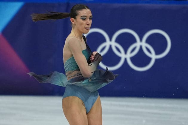 Lara Naki Gutmann during the Women™s Figure skating, Eiskunstlauf at the 2026 Winter Olympics, Milan, Italy, Thursday , Feb. 19, 2026. (Gian Mattia D Alberto LaPresse)  Copyright: xGianxMattiaxD Alberto LaPressex