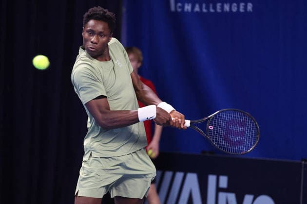 TENNIS : Play In Challenger Lille 2026 - ATP, Tennis Herren 125 Challenger Tour - 19 02 2026 MoÃ¯se KOUAME (France) au Play In Challenger Lille 2026, ATP 125 Challenger Tour, le 19 fÃ vrier 2026 - photo Laurent Sanson PsnewZ  Copyright: xLaurentxSANSONx xPsnewZx