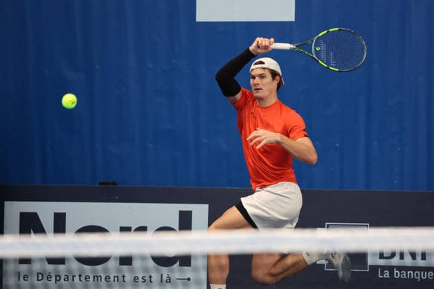 TENNIS : Play In Challenger Lille 2026 - ATP, Tennis Herren 125 Challenger Tour - 19 02 2026 Arthur BOUQUIER (France) au Play In Challenger Lille 2026, ATP 125 Challenger Tour, le 19 fÃ vrier 2026 - photo Laurent Sanson PsnewZ  Copyright: xLaurentxSANSONx xPsnewZx