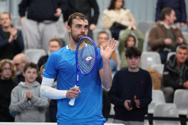 TENNIS : Play In Challenger Lille 2026 - ATP, Tennis Herren 125 Challenger Tour - 19 02 2026 Benjamin BONZI (France) au Play In Challenger Lille 2026, ATP 125 Challenger Tour, le 19 fÃ vrier 2026 - photo Laurent Sanson PsnewZ  Copyright: xLaurentxSANSONx xPsnewZx