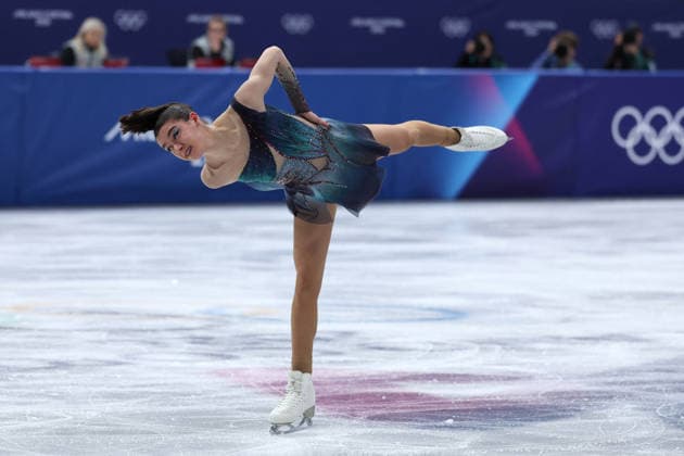 GIOCHI OLIMPICI - Olimpiadi Invernali Milano-Cortina 2026 - Figure skating, Eiskunstlauf Lara Naki Gutmann (ITA) during the Olympic Winter games, Winterspiele,Spiele, Summer games Milano-Cortina 2026, Figure Skating Women Single Skating on February 19, 2026 at Milano Ice Skating Arena in Milan Cortina D Ampezzo Italy  Copyright: xIPAxSport ABACAx