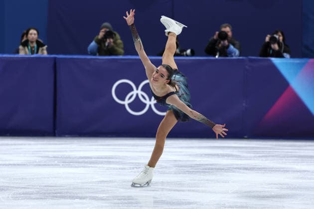 Lara Naki Gutmann (ITA) during the Olympic Winter games, Winterspiele,Spiele, Summer games Milano-Cortina 2026, Figure skating, Eiskunstlauf Women Single Skating on February 19, 2026 at Milano Ice Skating Arena in Milan  Copyright: xFabrizioxCarabelli IPAxSportx xipa-agency.netx xx IPA_71743193 IPA_Agency_IPA71743193