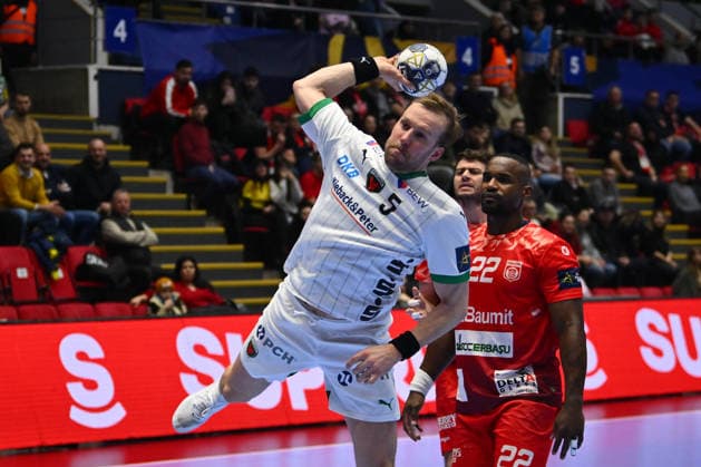 Dinamo Bucharest and Fuchse Berlin, EHF Champions League DARJ Max of Fuchse Berlin reacts during the EHF Champions League Men 2025 26 Group Phase game between Dinamo Bucharest and Fuchse Berlin, in Bucharest, February 19, 2026. Alex Nicodim Imago Images Copyright: xAlexxNicodimx