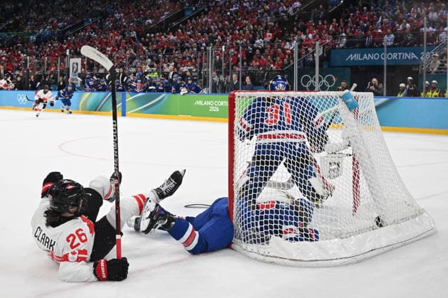 CLARK Emily (CAN) during Women s Ice hockey, Eishockey - Gold Medal - USA vs Canada, Olympic Winter games, Winterspiele,Spiele, Summer games Milano-Cortina 2026 in Milano, Italy, February 19 2026  Copyright: xFilippoxTomasi IPAxSportx xipa-agency.netx xx IPA_71743482 IPA_Agency_IPA71743482