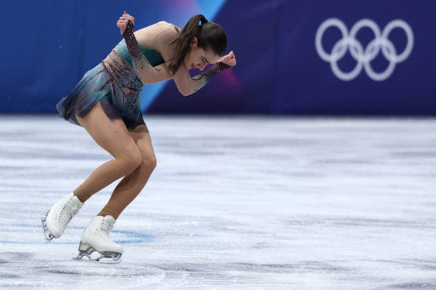 GIOCHI OLIMPICI - Olimpiadi Invernali Milano-Cortina 2026 - Figure skating, Eiskunstlauf Lara Naki Gutmann (ITA) during the Olympic Winter games, Winterspiele,Spiele, Summer games Milano-Cortina 2026, Figure Skating Women Single Skating on February 19, 2026 at Milano Ice Skating Arena in Milan Cortina D Ampezzo Italy  Copyright: xIPAxSport ABACAx