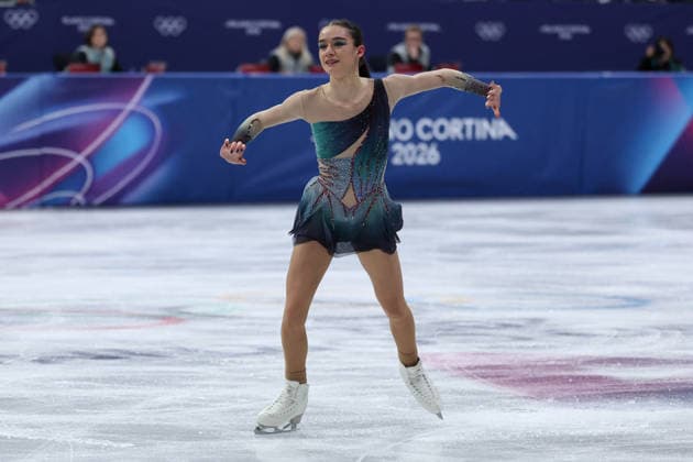 GIOCHI OLIMPICI - Olimpiadi Invernali Milano-Cortina 2026 - Figure skating, Eiskunstlauf Lara Naki Gutmann (ITA) during the Olympic Winter games, Winterspiele,Spiele, Summer games Milano-Cortina 2026, Figure Skating Women Single Skating on February 19, 2026 at Milano Ice Skating Arena in Milan Cortina D Ampezzo Italy  Copyright: xIPAxSport ABACAx
