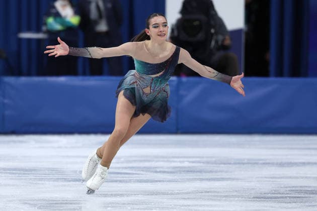 GIOCHI OLIMPICI - Olimpiadi Invernali Milano-Cortina 2026 - Figure skating, Eiskunstlauf Lara Naki Gutmann (ITA) during the Olympic Winter games, Winterspiele,Spiele, Summer games Milano-Cortina 2026, Figure Skating Women Single Skating on February 19, 2026 at Milano Ice Skating Arena in Milan Cortina D Ampezzo Italy  Copyright: xIPAxSport ABACAx