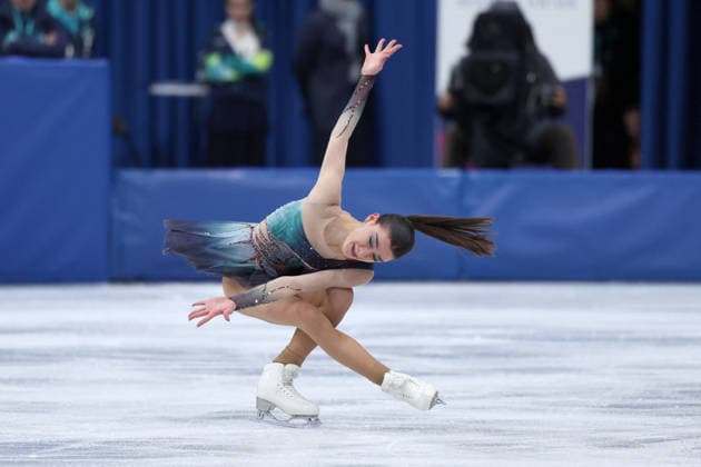 GIOCHI OLIMPICI - Olimpiadi Invernali Milano-Cortina 2026 - Figure skating, Eiskunstlauf Lara Naki Gutmann (ITA) during the Olympic Winter games, Winterspiele,Spiele, Summer games Milano-Cortina 2026, Figure Skating Women Single Skating on February 19, 2026 at Milano Ice Skating Arena in Milan Cortina D Ampezzo Italy  Copyright: xIPAxSport ABACAx