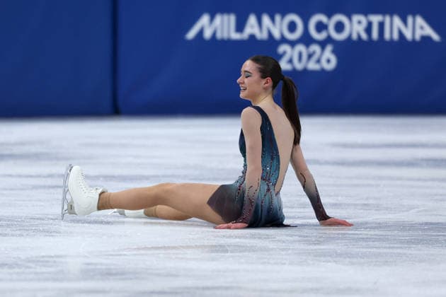 GIOCHI OLIMPICI - Olimpiadi Invernali Milano-Cortina 2026 - Figure skating, Eiskunstlauf Lara Naki Gutmann (ITA) during the Olympic Winter games, Winterspiele,Spiele, Summer games Milano-Cortina 2026, Figure Skating Women Single Skating on February 19, 2026 at Milano Ice Skating Arena in Milan Cortina D Ampezzo Italy  Copyright: xIPAxSport ABACAx