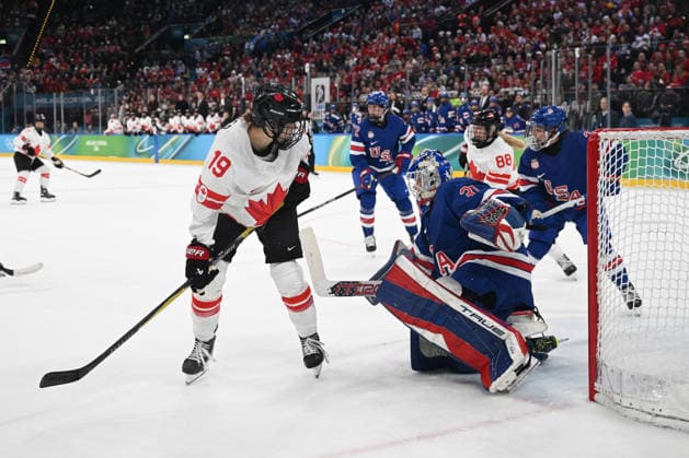 GIOCHI OLIMPICI - Olimpiadi Invernali Milano-Cortina 2026 - Women s Ice hockey, Eishockey - Gold Medal - USA vs Canada JENNER Brianne (CAN) during Women s Ice Hockey - Gold Medal - USA vs Canada, Olympic Winter games, Winterspiele,Spiele, Summer games Milano-Cortina 2026 in Milano, Italy, February 19 2026 Cortina D Ampezzo Italy  Copyright: xIPAxSport ABACAx