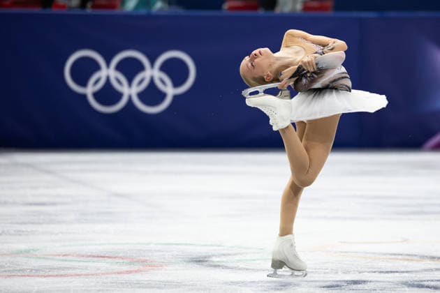 February 19, 2026, Milano, Lombardy, Italy: Iida Karhunen (10) of Finland perform during the Figure skating, Eiskunstlauf Women Single during the 2026 Winter Olympics at the Milano Ice Skating Arena on Thursday in Milano. Milano Italy - ZUMAj89_ 20260219_oly_j89_020 Copyright: xPaulxKitagakixJr.x
