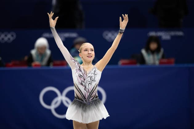 February 19, 2026, Milano, Lombardy, Italy: Iida Karhunen (10) of Finland perform during the Figure skating, Eiskunstlauf Women Single during the 2026 Winter Olympics at the Milano Ice Skating Arena on Thursday in Milano. Olympics 2026: Milano Cortina: Figure Skating Women s  - ZUMAj89_ 20260219_oly_j89_025 Copyright: xPaulxKitagakixJr.x