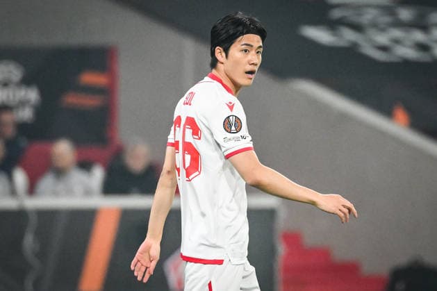 February 19, 2026, Villeneuve-D ascq, France, France: Youngwoo SEOL of Crvena Zvezda during the UEFA Europa League match between Lille OSC (LOSC) and Crvena Zvezda at Pierre Mauroy Stadium on February 19, 2026 in Villeneuve-d Ascq near Lille, France. Villeneuve-D ascq France - ZUMAm308 20260219_zsp_m308_002 Copyright: xMatthieuxMirvillex