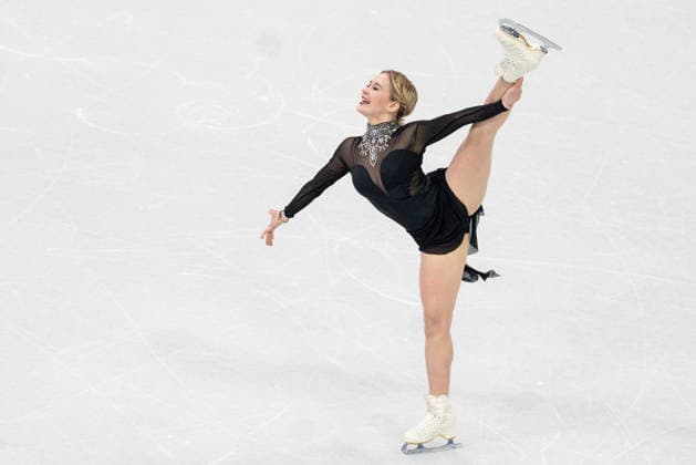 Figure skating, Eiskunstlauf - Milano Cortina 2026 Winter Olympics: Day 13 Ekaterina Kurakova during Milano Cortina 2026 Winter Olympics Figure Skating Women™s Free Skating at Milano Ice Skating Arena in Milan on February 19, 2026 Milan Italy  Copyright: xFotoxOlimpikx originalFilename:jastrzebowski-figuresk260219_npfPN.jpg