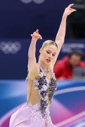 Winter Olympics - Women Single Skating Free Skating Kimmy Repond of Team Switzerland competes in Women s Single Figure skating, Eiskunstlauf Free Skating on day thirteen of the Milano Cortina 2026 Winter Olympic Games, Olympische Spiele, Olympia, OS at Milano Ice Skating Arena on February 19, 2026 in Milan, Italy. Photo by Alexis Jumeau ABACAPRESS.COM Milan Italy  Copyright: xJumeauxAlexis ABACAx