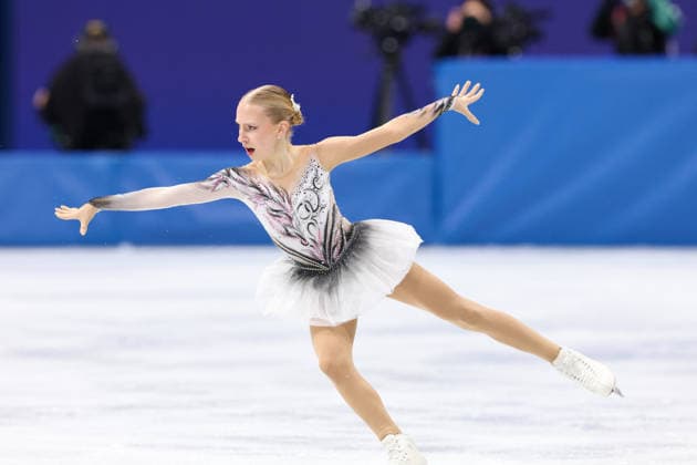 Winter Olympics - Women Single Skating Free Skating Iida Karhunen of Team Finland competes in Women s Single Figure skating, Eiskunstlauf Free Skating on day thirteen of the Milano Cortina 2026 Winter Olympic Games, Olympische Spiele, Olympia, OS at Milano Ice Skating Arena on February 19, 2026 in Milan, Italy. Photo by Alexis Jumeau ABACAPRESS.COM Milan Italy  Copyright: xJumeauxAlexis ABACAx