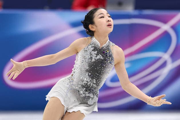 Winter Olympics - Women Single Skating Free Skating Ruiyang Zhang of Team People s Republic of China competes in Women s Single Figure skating, Eiskunstlauf Free Skating on day thirteen of the Milano Cortina 2026 Winter Olympic Games, Olympische Spiele, Olympia, OS at Milano Ice Skating Arena on February 19, 2026 in Milan, Italy. Photo by Alexis Jumeau ABACAPRESS.COM Milan Italy  Copyright: xJumeauxAlexis ABACAx
