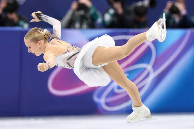 Winter Olympics - Women Single Skating Free Skating Iida Karhunen of Team Finland competes in Women s Single Figure skating, Eiskunstlauf Free Skating on day thirteen of the Milano Cortina 2026 Winter Olympic Games, Olympische Spiele, Olympia, OS at Milano Ice Skating Arena on February 19, 2026 in Milan, Italy. Photo by Alexis Jumeau ABACAPRESS.COM Milan Italy  Copyright: xJumeauxAlexis ABACAx