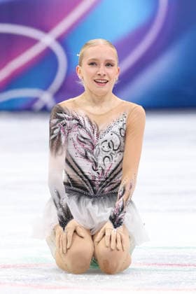 Winter Olympics - Women Single Skating Free Skating Iida Karhunen of Team Finland competes in Women s Single Figure skating, Eiskunstlauf Free Skating on day thirteen of the Milano Cortina 2026 Winter Olympic Games, Olympische Spiele, Olympia, OS at Milano Ice Skating Arena on February 19, 2026 in Milan, Italy. Photo by Alexis Jumeau ABACAPRESS.COM Milan Italy  Copyright: xJumeauxAlexis ABACAx