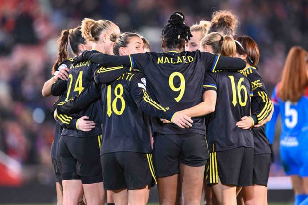Manchester United, ManU Goal celebrations during UEFA Women?s Champion League game between Manchester United and Atlético Madrid at Progress with Unity Stadium, Manchester, England Copyright: xClarexOverfieldx xSPPx Sportspressphoto_SPR94739