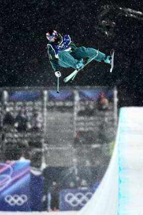 2026 WINTER Olympic Games, Olympische Spiele, Olympia, OS Indra Brown of Australia during her second run in the Women™s Freeski Halfpipe qualifier at Livigno Snow Park, on day 13 of the 2026 Milano Cortina Winter Olympic Games in Italy, Wednesday, February 18, 2026. ( NO ARCHIVING LIVIGNO SONDRIO ITALY  Copyright: xDANxHIMBRECHTSx 20260220152267153359