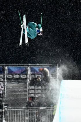 2026 WINTER Olympic Games, Olympische Spiele, Olympia, OS Indra Brown of Australia during her second run in the Women™s Freeski Halfpipe qualifier at Livigno Snow Park, on day 13 of the 2026 Milano Cortina Winter Olympic Games in Italy, Wednesday, February 18, 2026. ( NO ARCHIVING LIVIGNO SONDRIO ITALY  Copyright: xDANxHIMBRECHTSx 20260220195264710749