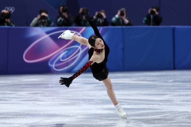 Haein Lee (KOR) during the Olympic Winter games, Winterspiele,Spiele, Summer games Milano-Cortina 2026, Figure skating, Eiskunstlauf Women Single Skating on February 19, 2026 at Milano Ice Skating Arena in Milan  Copyright: xFabrizioxCarabelli IPAxSportx xipa-agency.netx xx IPA_71746116 IPA_Agency_IPA71746116