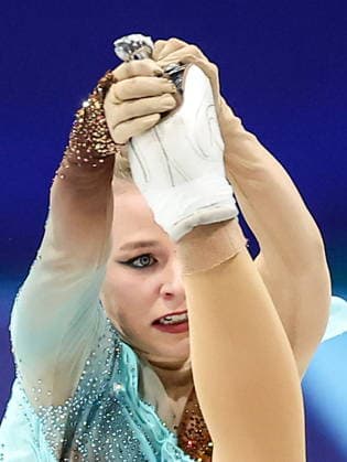 ITALY, MILAN - FEBRUARY 19, 2026: Niina Petrokina of Estonia performs her routine in the women s singles free skating programme at the 2026 Winter Olympic Games, Olympische Spiele, Olympia, OS at Milano Ice Skating Arena. Peter Kovalev TASS  88967546