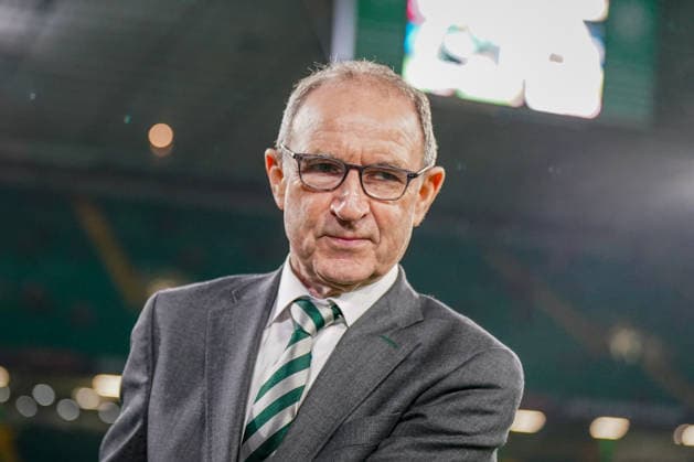 Fussball UEFA Europa League 2025 - 2026, Play-Offs Hinspiel - Celtic FC Glasgow vs VfB Stuttgart - Celtic Park Stadion (Glasgow, Schottland): Martin O Neill Martin Oneill (Trainer, Celtic Glasgow) Copyright: xJOERANxSTEINSIEKx