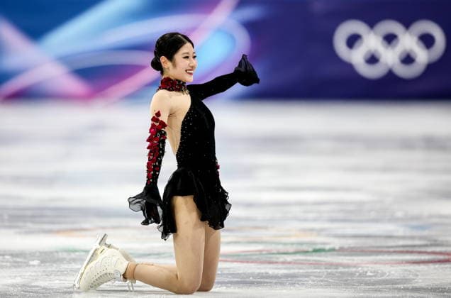 ITALY, MILAN - FEBRUARY 19, 2026: Hae-in Lee of South Korea performs her routine in the women s singles free skating programme at the 2026 Winter Olympic Games, Olympische Spiele, Olympia, OS at Milano Ice Skating Arena. Peter Kovalev TASS  88967801