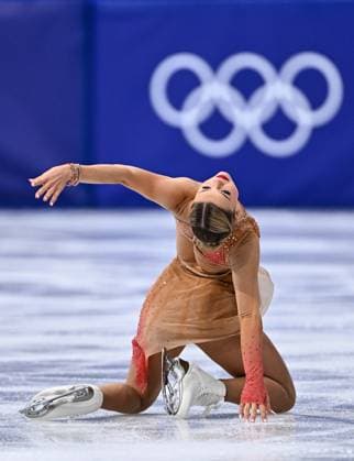 Belgian figure skater Loena Hendrickx pictured in action during the free program of the Women s Figure skating, Eiskunstlauf competition at the Milano Cortina 2026 Olympic Winter games, Winterspiele,Spiele, Summer games on Thursday 19 February 2026 in Milan, Italy. The XXV Winter Olympics take place from 6 to 22 February 2026 in Italy. JASPERxJACOBS  x164258096x