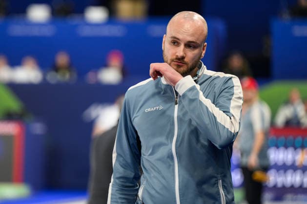 260219 Magnus Ramsfjell of Norway looks dejected as he competes in a men s semifinal curling match between Canada and Norway during day 13 of the 2026 Winter Olympics on February 19, 2026 in Cortina. Photo: Jon Olav Nesvold BILDBYRAN COP 217 JE0125 curling Olympic Games, Olympische Spiele, Olympia, OS olympics winter olympics os ol olympiska spel vinter-os olympiske leker milano cortina 2026 milan cortina 2026 milano cortina 2026 olympic games milano cortina 2026 winter olympic games milano cortina-os milano cortina-ol vinter-ol 13 bbeng kanada canada norge norway depp *** 260219 Magnus Ramsfjell of Norway looks dejected as he competes in a men s semifinal curling match between Canada and Norway during day 13 of the 2026 Winter Olympics on February 19, 2026 in Cortina Photo Jon Olav Nesvold BILDBYRAN COP 217 JE0125 curling olympic games olympics winter olympics os ol olympiska spel vinter os olympiske leker milano cortina 2026 milan cortina 2026 milano cortina 2026 olympic games milano cortina 2026 winter olympic games milano cortina os milano cortina ol vinter ol 13 bbeng kanada canada norge norway depp  Copyright: JONxOLAVxNESVOLD BB260219JE008