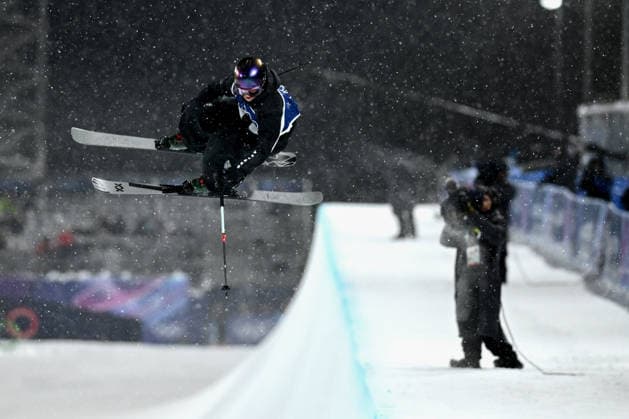 2026 WINTER Olympic Games, Olympische Spiele, Olympia, OS Mischa Thomas of New Zealand during her second run in the Women™s Freeski Halfpipe qualifier at Livigno Snow Park, on day 13 of the 2026 Milano Cortina Winter Olympic Games in Italy, Wednesday, February 18, 2026. ( NO ARCHIVING LIVIGNO SONDRIO ITALY  Copyright: xDANxHIMBRECHTSx 20260220133081454138