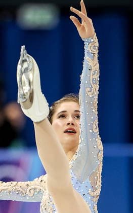 ITALY, MILAN - FEBRUARY 19, 2026: Isabeau Levito of the USA performs her routine in the women s singles free skating programme at the 2026 Winter Olympic Games, Olympische Spiele, Olympia, OS at Milano Ice Skating Arena. Peter Kovalev TASS  88968329