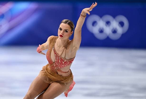 Belgian figure skater Loena Hendrickx pictured in action during the free program of the Women s Figure skating, Eiskunstlauf competition at the Milano Cortina 2026 Olympic Winter games, Winterspiele,Spiele, Summer games on Thursday 19 February 2026 in Milan, Italy. The XXV Winter Olympics take place from 6 to 22 February 2026 in Italy. JASPERxJACOBS  x164259470x