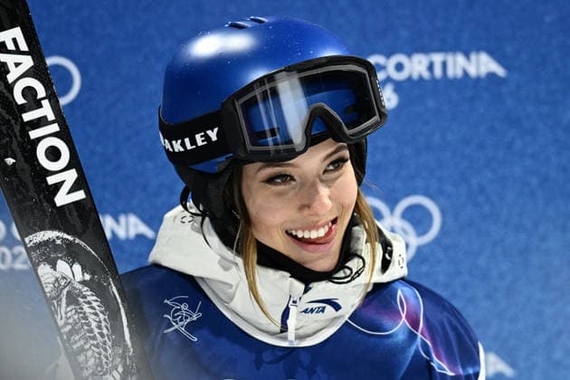 2026 WINTER Olympic Games, Olympische Spiele, Olympia, OS Ailing Eileen Gu of China during her second run in the Women™s Freeski Halfpipe qualifier at Livigno Snow Park, on day 13 of the 2026 Milano Cortina Winter Olympic Games in Italy, Thursday, February 19, 2026. ( NO ARCHIVING, EDITORIAL USE ONLY LIVIGNO SONDRIO ITALY  Copyright: xDANxHIMBRECHTSx 20260220140328305284
