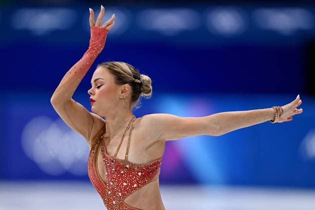 Belgian figure skater Loena Hendrickx pictured in action during the free program of the Women s Figure skating, Eiskunstlauf competition at the Milano Cortina 2026 Olympic Winter games, Winterspiele,Spiele, Summer games on Thursday 19 February 2026 in Milan, Italy. The XXV Winter Olympics take place from 6 to 22 February 2026 in Italy. JASPERxJACOBS  x164259497x