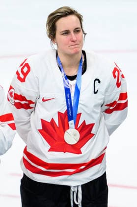 260219 Marie-Philip Poulin of Canada at the medal ceremony after the women s Ice hockey, Eishockey final game between USA and Canada during day 13 of the 2026 Winter Olympics on February 19, 2026 in Milan. Photo: Carl Sandin BILDBYRAN kod CS EW0643 ishockey ice hockey Olympic Games, Olympische Spiele, Olympia, OS olympics winter olympics os ol olympiska spel vinter-os olympiske leker milano cortina 2026 milan cortina 2026 milano cortina 2026 olympic games milano cortina 2026 winter olympic games milano cortina-os milano cortina-ol vinter-ol 13 bbeng dam usa kanada canada final depp *** 260219 Marie Philip Poulin of Canada at the medal ceremony after the women s ice hockey final game between USA and Canada during day 13 of the 2026 Winter Olympics on February 19, 2026 in Milan Photo Carl Sandin BILDBYRAN code CS EW0643 ice hockey ice hockey olympic games olympics winter olympics os ol olympic games winter os olympic games milano cortina 2026 milan cortina 2026 milano cortina 2026 olympic games milano cortina 2026 winter olympic games milano cortina os milano cortina ol winter ol 13 bbeng dam usa kanada canada final depp  Copyright: CARLxSANDIN BB260219CS142