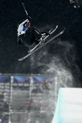 2026 WINTER Olympic Games, Olympische Spiele, Olympia, OS Mischa Thomas of New Zealand during her first run in the Women™s Freeski Halfpipe qualifier at Livigno Snow Park, on day 13 of the 2026 Milano Cortina Winter Olympic Games in Italy, Wednesday, February 18, 2026. ( NO ARCHIVING LIVIGNO SONDRIO ITALY  Copyright: xDANxHIMBRECHTSx 20260220128974130484